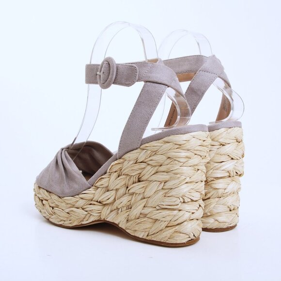 Steve Madden Poloma Textile Wedge Sandals Gray Women Size 7.5 - Picture 5 of 12
